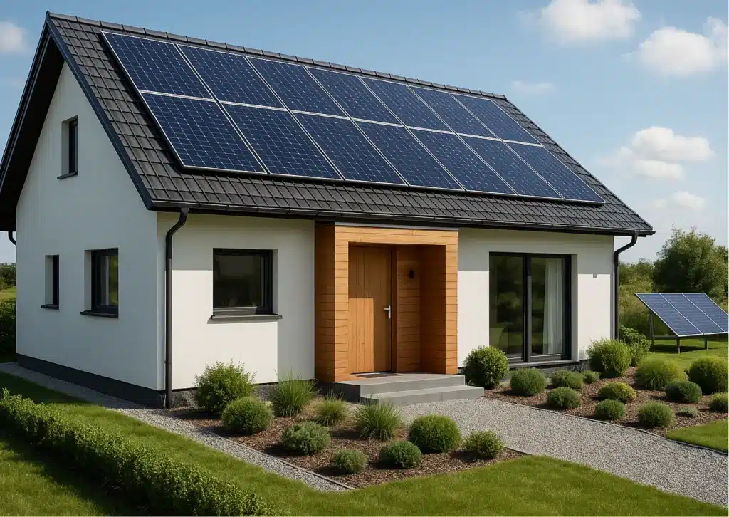 Maison autonome rentabilité panneaux solaires