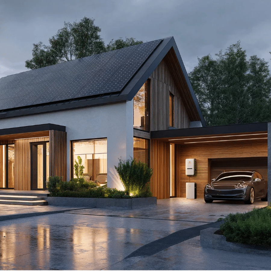 maison autonome batterie solaire